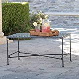 Kent Outdoor Black Iron Coffee Table