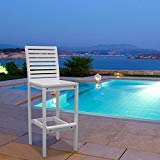 Cheap Vifah V1356 Bradley Outdoor Wood Bar Chair