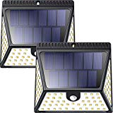 82 LEDs Solar Motion Sensor Lights Outdoor, ZOOKKI Super Bright Waterproof Solar Powered Wall Lights Outside, Wireless Security Lights Night Light for Garden Fence Deck Yard Garage Driveway-2 Pack Review