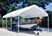 King Canopy 20 ft. Drawstring Cover in White 764807