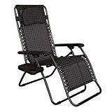 Abba Patio Oversized Recliner Zero Gravity Chair with Detachable Drink Tray Abba Patio Oversized Recliner Zero Gravity Chair with Detachable Drink Tray