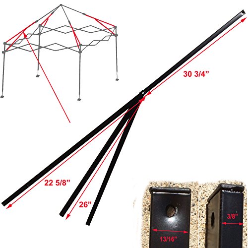 Ozark Traile 12 x 12 Canopy PEAK TRUSS BAR 53 1/8″ w/Support Rectangular Parts