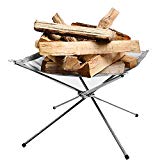 Rootless Portable Outdoor Fire Pit : Collapsing Steel Mesh Fireplace – Perfect for Camping, Backyard and Garden – Carrying Bag Included (Medium) Rootless Portable Outdoor Fire Pit : Collapsing Steel Mesh Fireplace – Perfect for Camping, Backyard and Garden – Carrying Bag Included (Medium)