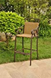 Valencia Set of 2 Wicker / Steel Frame Patio Bar Stools Review