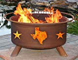 Patina Products F102 Texas State and Stars Fire Pit For Sale