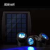 Cheap Ablevel Solar Energy Powered LED Spotlight Available for Outdoor Garden Pool Pond Spot Lamp Light (3 Blue)
