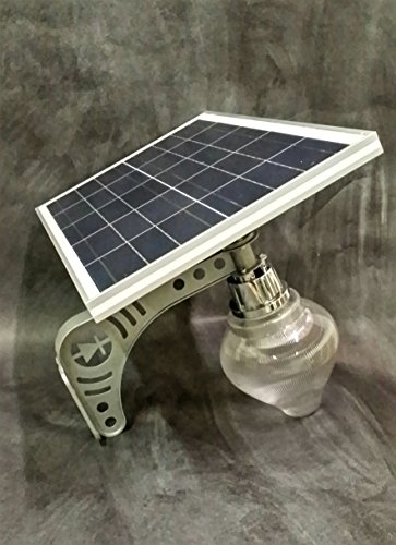 2 pack Unique REAL SOLAR PANEL Patio Safety and Security Lamp 2 Pack Residential or Commercial 1600 Peak Lumens
