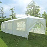 mecor 10’x30′ Party Tent Canopy Wedding Tent Event Tent-Outdoor Gazebo w/PE Joint Fittings, Ropes and Stakes, 8 Sidewall 3 Rooms, White mecor 10’x30′ Party Tent Canopy Wedding Tent Event Tent-Outdoor Gazebo w/PE Joint Fittings, Ropes and Stakes, 8 Sidewall 3 Rooms, White