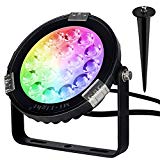 FUYUTEC Milight 9W RGB+CCT LED Garden Landscape Spotlight 2.4G Remote Smartphone App Control IP65 DC24V For Sale