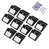 OrangeA Solar Sensor Light 6 Led Set of 10 Solar Sensor Wall Light Wireless Waterproof Solar Light Outdoor Motion Sensor for Patio Deck Yard Garden (10 Pcs) Review