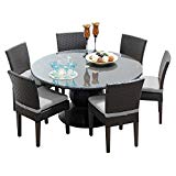 TK Classics Napa 60″ Outdoor Patio Dining Table with 6 Armless Chairs, Grey Review TK Classics Napa 60″ Outdoor Patio Dining Table with 6 Armless Chairs, Grey Review