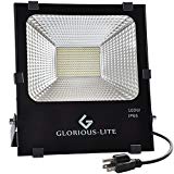 Cheap GLORIOUS-LITE LED Flood Light, 100W(500W Halogen Equiv), IP66 Waterproof Outdoor Work Lights, 6500K Daylight White, 8000lm, 110V Cheap GLORIOUS-LITE LED Flood Light, 100W(500W Halogen Equiv), IP66 Waterproof Outdoor Work Lights, 6500K Daylight White, 8000lm, 110V