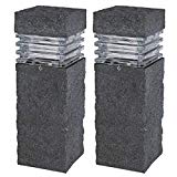 Sterno Home GL33749ST2 Outdoor Light, 2-Pack, Black For Sale