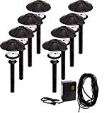 Paradise GL33999 Low Voltage Cast Aluminum 1W Path Light Set (Oil Rubbed Bronze)