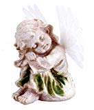 Cheap Bo-Toys Solar Powered Angel with Solar Fiber Optic Wings LED Garden Light Decor