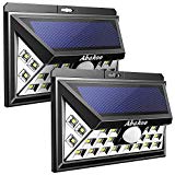 Abakoo Solar Lights outdoor, Solar LED Light 24 LEDs Super Bright Outdoor Motion Sensor Solar Powered Lights Wide Lighting Angle with 3 LEDs Both Side for Wall, Driveway, Patio, Yard, Garden (2 packs) Abakoo Solar Lights outdoor, Solar LED Light 24 LEDs Super Bright Outdoor Motion Sensor Solar Powered Lights Wide Lighting Angle with 3 LEDs Both Side for Wall, Driveway, Patio, Yard, Garden (2 packs)