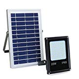 Solar Powered Flood Lights Outdoor, 120 LED Motion Sensor Solar Lights Dusk to Dawn, Radar Sensor Security Floodlight Waterproof for Driveway, Garage, Pathway, Yard, Garden