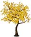 Arclite NBL-TTM-280 Aboretta Maple Tree with Multicolor Textile Leaves, 10' Height, with Natural Brown Trunk, Warm White Lights