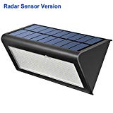 Cheap Radar Sensor Lights Aotson 48LEDs 800 Lumens Solar Motion Sensor Light Outdoor Wall Lamp with 360 Degrees Induction for Patio, Deck, Yard, Garden with Motion Activated Auto On/Off