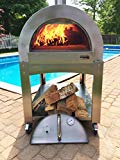 Cheap ilFornino Professional Series Wood Fired Pizza Oven – Thicker Gauge Stainless Steel- One-Flat-Cooking-Surface- Double Insulation