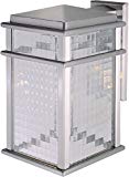 Feiss OL3402BRAL Mission Lodge Outdoor Patio Lighting Wall Lantern, Satin Nickel, 1-Light (9″W x 15″H) 150watts