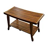 ALATEAK Indoor Outdoor Patio Garden Yard Bath Shower Spa Waterproof Stool Bench 30″ For Sale