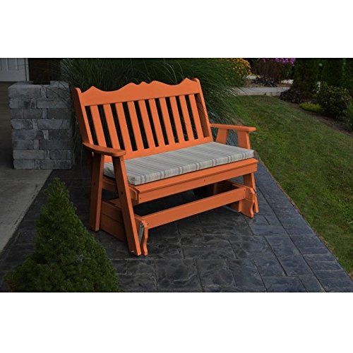 A&L Furniture Company Royal English Recycled Plastic 5ft Glider Chair
