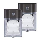 LED Wall Pack Light, JMKMGL 26W(150-250W Replacement),with Photocell Dusk to Dawn,3000LM 5000k Daylight White,IP65 Outdoor Security Lights,ETL-Listed,5 Years Warranty(2 Pack 26 Watt) For Sale