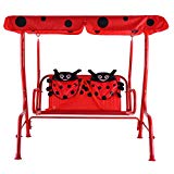 Kids Patio Swing Chair Children Porch Bench Canopy 2 Person (Red) Review Kids Patio Swing Chair Children Porch Bench Canopy 2 Person (Red) Review