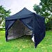 Quictent Privacy 8x8 EZ Pop Up Canopy Tent Instant Folding Party Tent Waterproof 9.2ft Blue