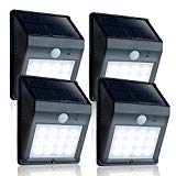 ETOPLIGHTING [4-Pack] Solar Power Light, Outdoor Weatherproof 12 LED Security Light Motion Sensor Light for Patio Garden Pool Path APL1337