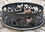 Outdoor Campfire Fire Ring w Whitetail Deer Design (48 in. Dia.) Outdoor Campfire Fire Ring w Whitetail Deer Design (48 in. Dia.)