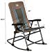 TIMBER-R Rocking folding Chair patio portable Lightweight Padded support 300lbs camping outdoor