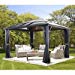 Sojag Meridien Sun Shelter, 12' x 16', Charcoal (500-5157871)