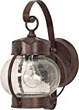 Filament Design 7778097631 1-Light Old Bronze Outdoor Onion Wall Lantern with Clear Seed Glass Shade, Filament Design 7778097631 1-Light Old Bronze Outdoor Onion Wall Lantern with Clear Seed Glass Shade,