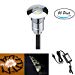FVTLED LED Step Light 0.6W Φ0.94 Low Voltage Outdoor LED Deck lights Garden Mall Yard Decoration Lamps Patio Recessed Stair Landscape Pathway In-ground Warm White LED Step Lighting, Pack of 20