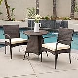 Great Deal Furniture 295855 Carmela Outdoor 3pc Multibrown Wicker Bistro Set Review Great Deal Furniture 295855 Carmela Outdoor 3pc Multibrown Wicker Bistro Set Review