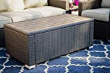 American Patio – Rectangle Coffee Table All Weather Wicker and Polywood, Espresso, 19.29″ x 47.24″ x 23.62″ For Sale