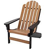 Original Pawleys Island DWAC1BLKCD Durawood Essentials Adirondack Chair, Black/Cedar Original Pawleys Island DWAC1BLKCD Durawood Essentials Adirondack Chair, Black/Cedar