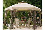 The Outdoor Patio Store Replacement Canopy for Jaclyn Smith Today Dutch Harbor Gazebos 7-8001237920-2, 769455755322, SS-I-138-3GZN