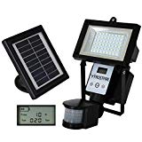 Frostfire Digital 80 LED Ultra Bright Solar Powered Motion Detector Light For Sale