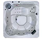 Hudson Bay Spa XP34 6 Person 34 Outdoor Spa with Stainless Jets & 110V Cord, 80″ x 80″ x 34″, Sterling White Review