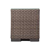 Atlantic Bellagio Grey Wicker Side Table For Sale Atlantic Bellagio Grey Wicker Side Table For Sale
