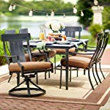 Cheap Oak Heights 7-Piece Patio Dining Set with Cashew Cushions