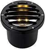 Black Die-Cast Aluminum Large LED In-Ground Well Light
