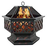 LEMY Hex Shaped Outdoor Fire Pit Wood Burning Fireplace Patio Backyard Heater Steel Firepit Bowl Heavy Steel 24″ Review LEMY Hex Shaped Outdoor Fire Pit Wood Burning Fireplace Patio Backyard Heater Steel Firepit Bowl Heavy Steel 24″ Review