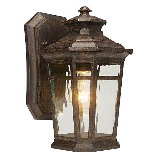 Home Decorators Collection Waterton 1-light Outdoor Dark Ridge Bronze Wall Lantern