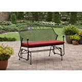 Better Homes and Gardens Sturdy Steel Frame Clayton Court Outdoor Glider, Red Review Better Homes and Gardens Sturdy Steel Frame Clayton Court Outdoor Glider, Red Review
