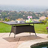 GDF Studio Manteo Multi Brown PE Rectangle Dining Table Review GDF Studio Manteo Multi Brown PE Rectangle Dining Table Review