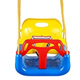 Toddler Swing Seat, Baby High Back Full Bucket 3 in 1 Swing Seat with Heavy Duty Chains Playground Swing Set Accessories For Sale